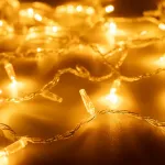 Светодиодная гирлянда ARD-STRING-CLASSIC-1000-CLEAR-100LED-PULSE Yellow (230V, 7W, Ardecoled, IP65) Arlight 031642