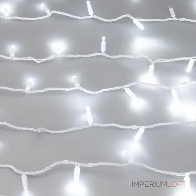Светодиодная гирлянда ARD-STRING-CLASSIC-1000-WHITE-100LED-PULSE White (230V, 7W, Ardecoled, IP65) Arlight 031647