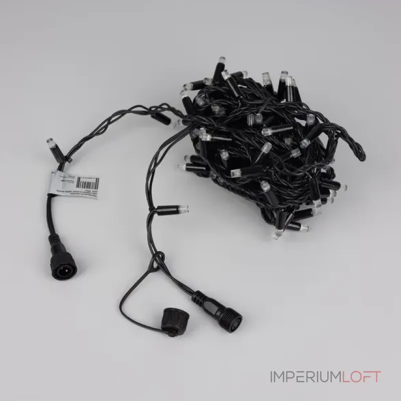 Светодиодная гирлянда ARD-STRING-CLASSIC-1000-BLACK-100LED-PULSE Warm (230V, 7W, Ardecoled, IP65) Arlight 031649