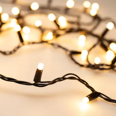 Arlight Светодиодная гирлянда ARD-STRING-CLASSIC-1000-BLACK-100LED-MILK PULSE Warm 230В 7Вт Ardecoled IP65 031650