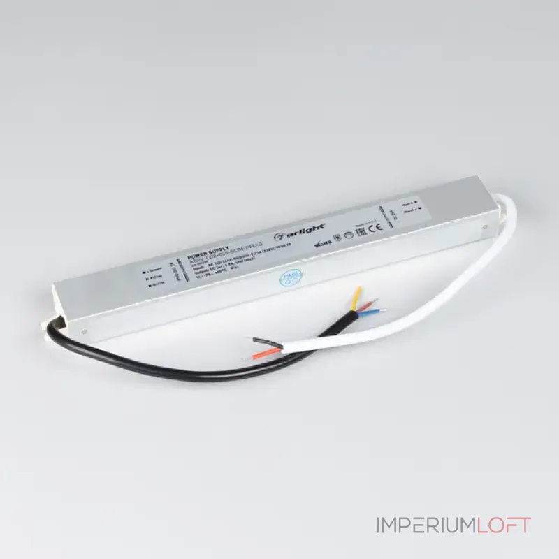 Блок питания ARPV-LG24045-SLIM-PFC-D (24V, 1.9A, 45W, IP67) Arlight 031719