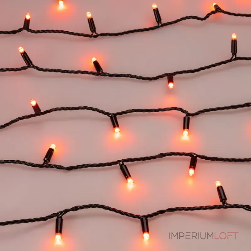Светодиодная гирлянда ARD-STRING-CLASSIC-10000-BLACK-100LED-LIVE RGB-DMX (24V, 10W, Ardecoled, IP65) Arlight 031742
