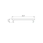 Рассеиватель для профиля SL-COMFORT-3551-2000 BLACK Arlight SL-COMFORT 31761