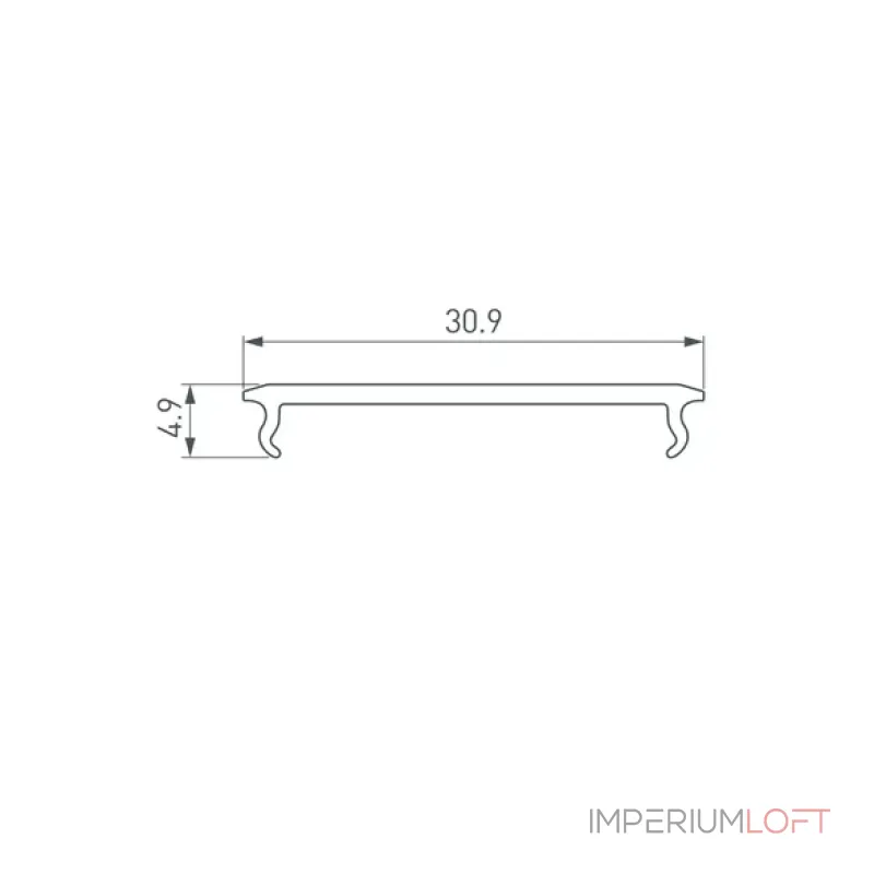 Рассеиватель для профиля SL-COMFORT-3551-2000 BLACK Arlight SL-COMFORT 31761 Рассеиватель для профиля SL-COMFORT-3551-2000 BLACK Arlight SL-COMFORT 31761