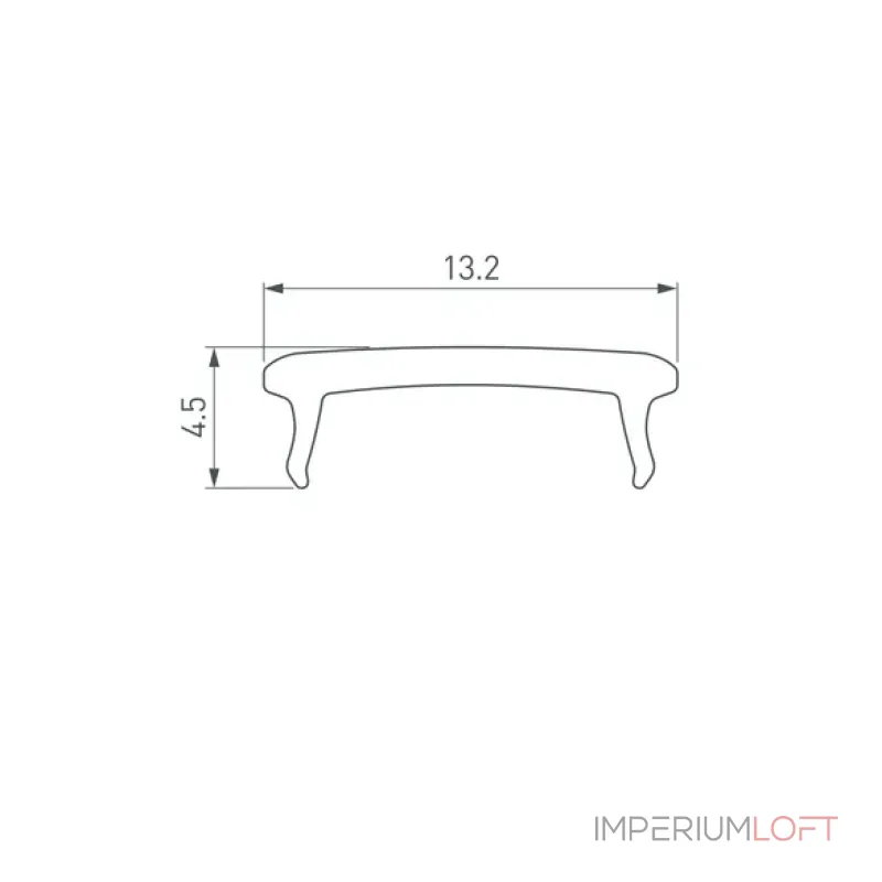 Рассеиватель для профиля SL-COMFORT-2316-2000 BLACK Arlight SL-COMFORT 31762