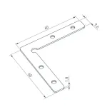 Угловой (90°) коннектор (2 шт.) для профилей Arlight SL-COMFORT 31807
