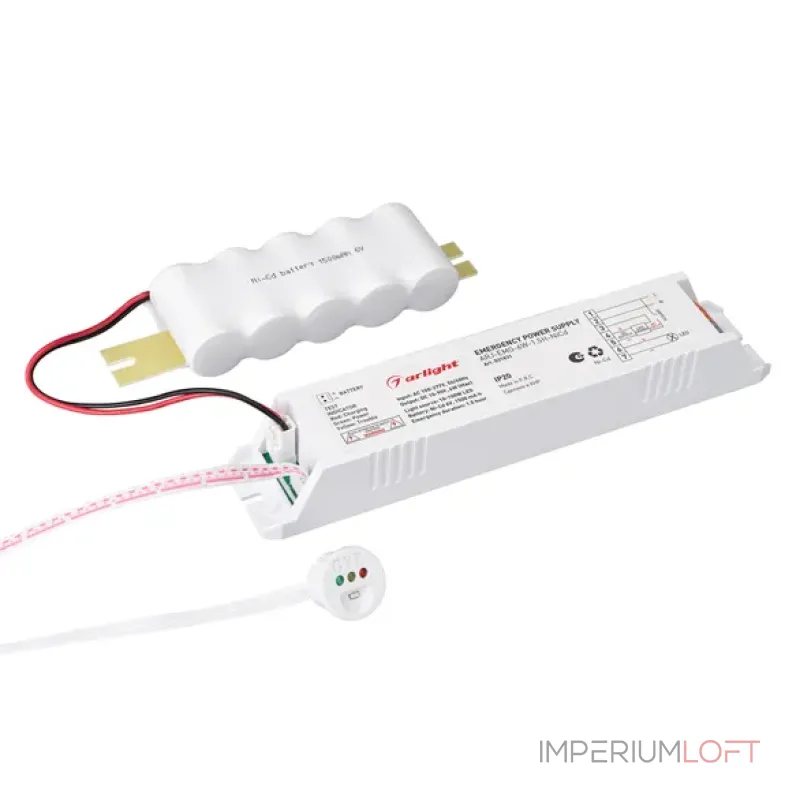 Блок аварийного питания ARJ-EMG-6W-1.5H-NiCd (IP20) Arlight 031831 Блок аварийного питания ARJ-EMG-6W-1.5H-NiCd (IP20) Arlight 031831