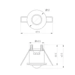 Датчик движения PRIME-PIR-BUILT-R53-200W (230V, 1.7A, MULTI, IP20) Arlight 031844