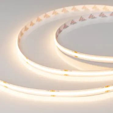 Светодиодная лента COB-X378-8mm 24V Warm2700 (11W/m, IP20, 5m) Arlight 031859(3)