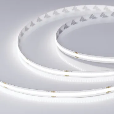 Светодиодная лента COB-X378-8mm 24V White6000 (11W/m, IP20, 5m) Arlight 031885(3)