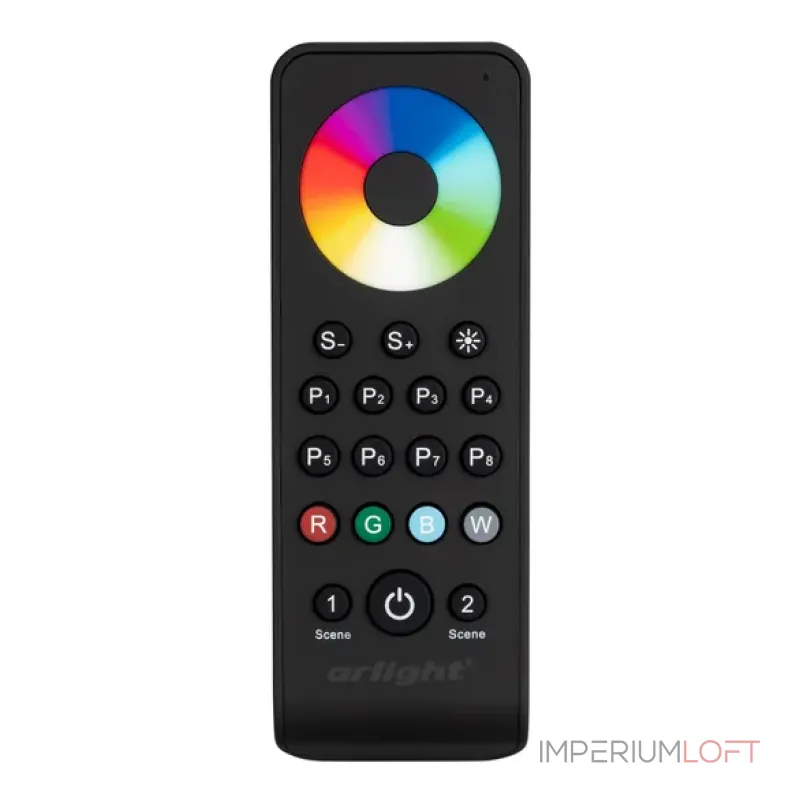 Пульт SMART-R43-RGBW Black (1 зона, 2.4G, IP20) Arlight 031937