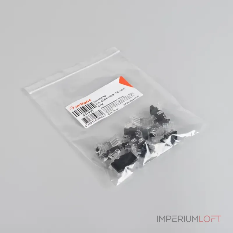 Коннектор HIP-GERM-RGB-10-4pin-STW (IP55) Arlight 031997 Коннектор HIP-GERM-RGB-10-4pin-STW (IP55) Arlight 031997