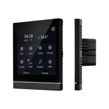 Многофункциональная сенсорная панель управления KNX-113-40-MULTI-V4-IN (20-30V)Arlight 32386