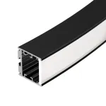 Профиль для светодиодной ленты SL-ARC-3535-D320-W90 BLACK (260мм, дуга 1 из 4) Arlight 032678