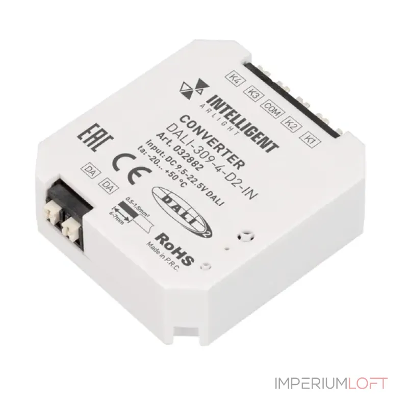 Конвертер DALI-309-4-D2-IN (DALI-BUS, Free purpose) Arlight 32882 Конвертер DALI-309-4-D2-IN (DALI-BUS, Free purpose) Arlight 32882