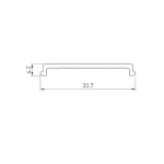 Рассеиватель для профиля ARH-POWER-W35(F)-2000 OPAL Arlight ARH-POWER 33011