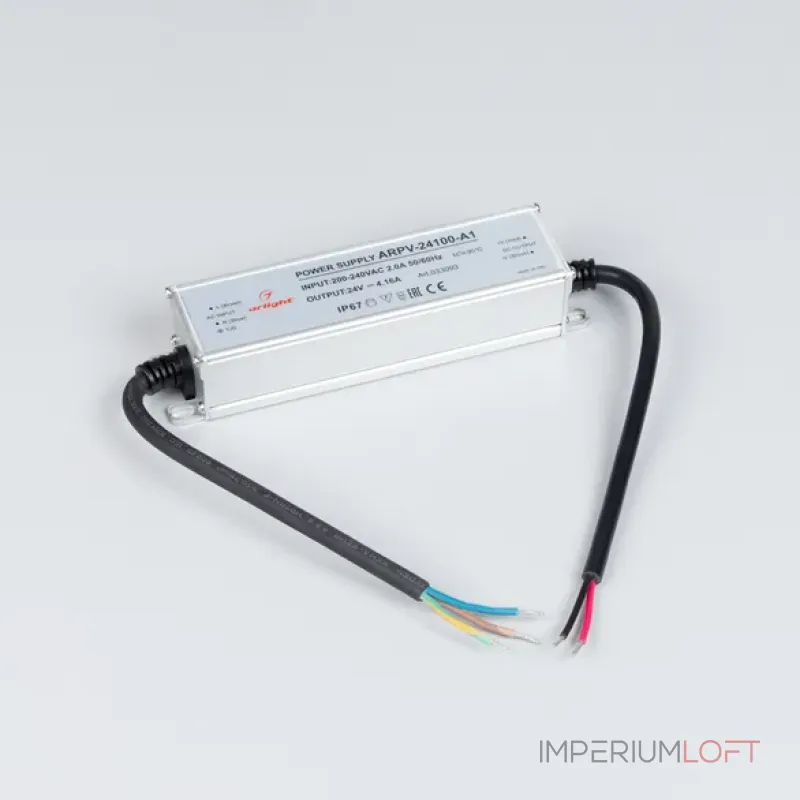 Блок питания ARPV-24100-A1 (24V, 4.16A, 100W, IP67) Arlight 033093