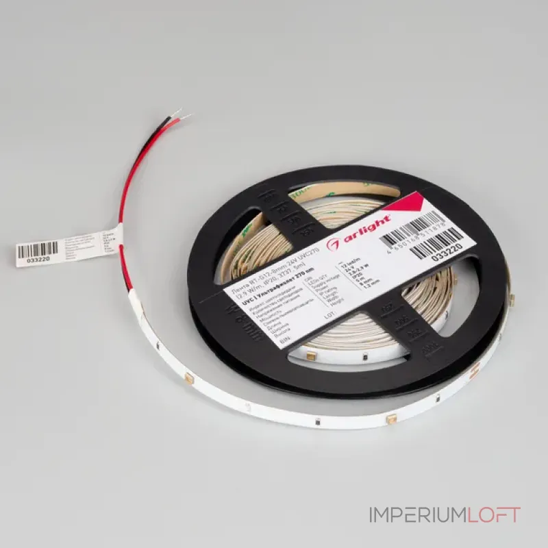 Светодиодная лента 2.9W/m IP20 3737 5m Arlight 33220 (цена за метр лот от 5 м)