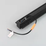 Встраиваемый магнитный трек с фланцем MAG-TRACK-2538-FDW-2000 (BK) (IP20) Arlight 033460