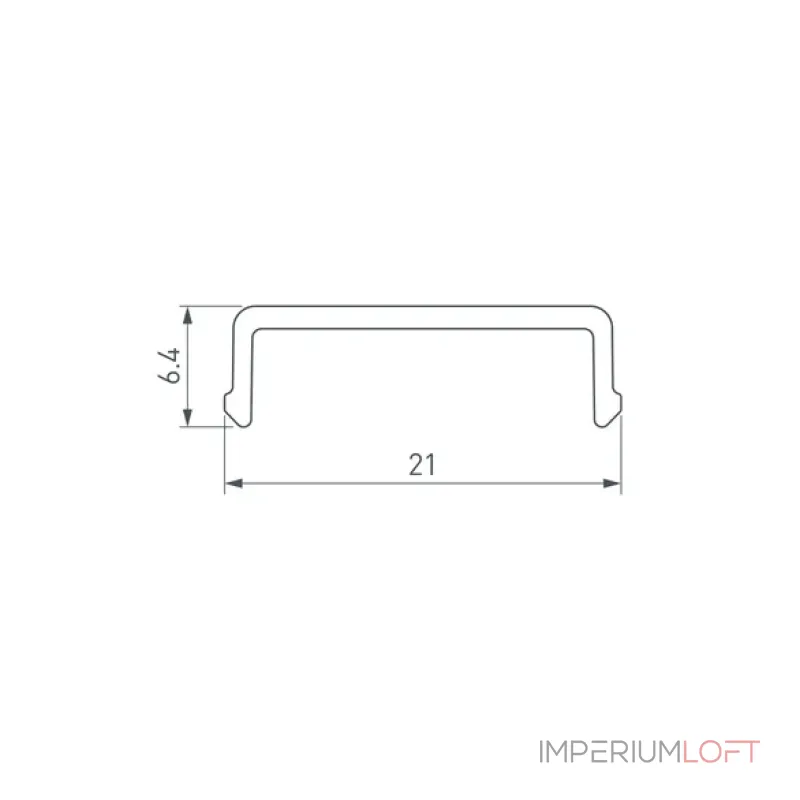 Рассеиватель для профиля SL-LINE-W20-2500 OPAL Arlight SL-LINE 33742