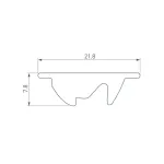 Рассеиватель для профиля SL-LINE-W20-2500 Arlight SL-LINE 033746(1)