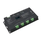 Декодер SMART-DMX-SUF (12-24V, 12x5A, XLR3, RJ45, IP20) Arlight 033768