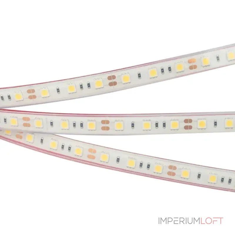 Светодиодная лента герметичная 14.4W/m IP68 5060 5m Arlight 34032 (цена за метр лот от 5 м)