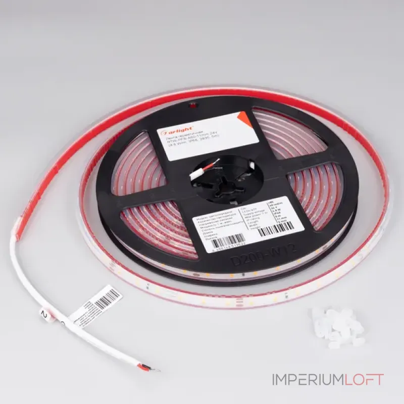 Светодиодная лента герметичная RTW-PFS-A60-11mm 24V White6000 (4.8W/m, IP68, 2835, 5m, 4.8 Вт/м, IP68) Arlight 034157