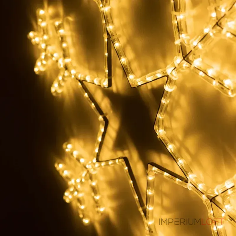 Arlight Фигура ARD-SNOWFLAKE-M4-750x750-324LED Warm 230В 18Вт Ardecoled IP65 034252