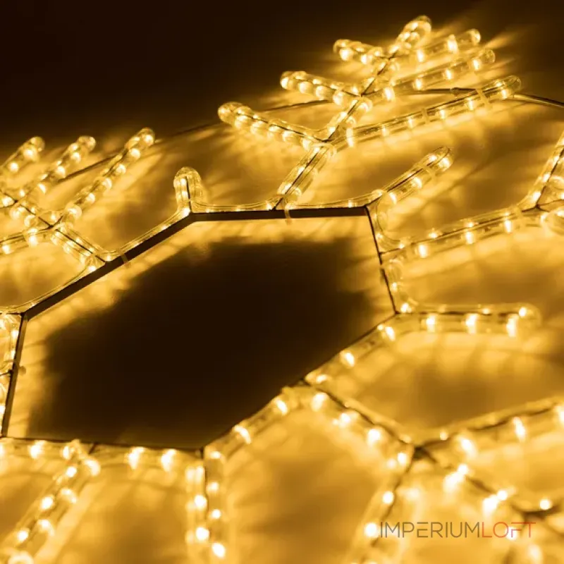 Arlight Фигура ARD-SNOWFLAKE-M10-1000x900-576LED Warm 230В 35Вт Ardecoled IP65 034259