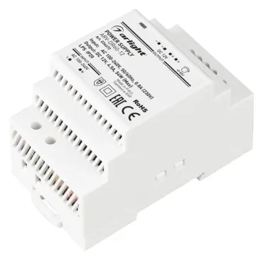 Блок питания ARV-DR60-12 (12V, 4,5A, 54W, IP20, DIN-рейка) 034672