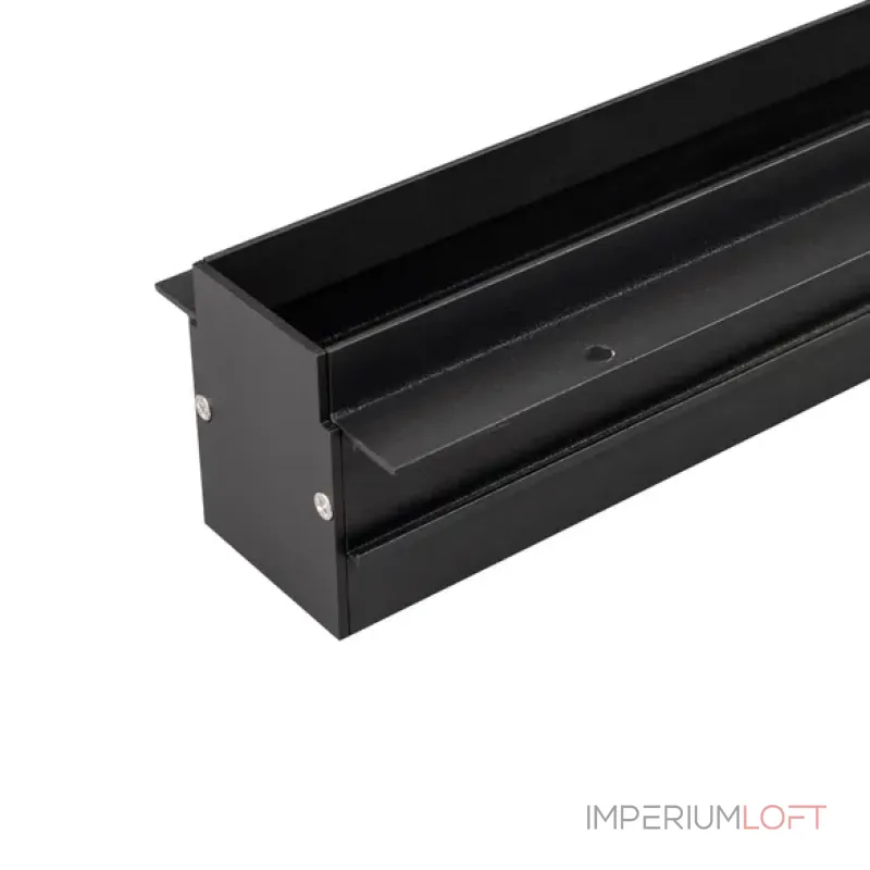 Встраиваемый магнитный трек с фланцем MAG-TRACK-4560-FDW-3000 (BK) (IP20) Arlight 034680 Встраиваемый магнитный трек с фланцем MAG-TRACK-4560-FDW-3000 (BK) (IP20) Arlight 034680