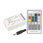 Аудиоконтроллер ARL-SOUND-RGB/RGBW (12-24V, 4x4A, RF ПДУ 24кн, IP20) Arlight 034726