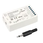 Аудиоконтроллер ARL-SOUND-RGB/RGBW (12-24V, 4x4A, RF ПДУ 24кн, IP20) Arlight 034726
