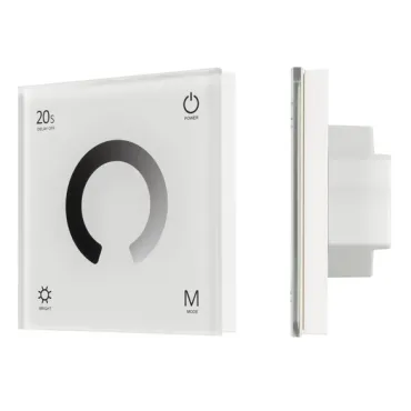 Arlight Панель SMART-P4-DIM-G-IN White 12-24В 4x3A Sens 2.4G IP20 034774 Arlight Панель SMART-P4-DIM-G-IN White 12-24В 4x3A Sens 2.4G IP20 034774