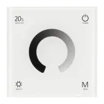 Панель управления SMART-P4-DIM-G-IN White (12-24V, 4x3A, Sens, 2.4G, IP20) Arlight 034774