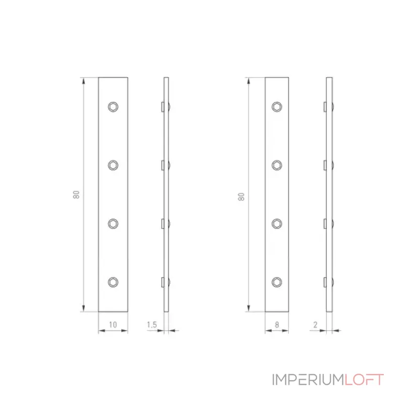 Комплект коннекторов MAG-CON-2540-UP-SIDE (BK) Arlight 034910