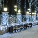 Светодиодная гирлянда ARD-EDGE-CLASSIC-2400x600-BLACK-88LED-PULSE White (230V, 6W, Ardecoled, IP65) Arlight 034916