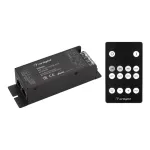 Диммер ARL-SYNC-DIM Black (12-24V, 1x25A, ПДУ 14кн, RF, RJ45, IP20) Arlight 035135