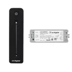 Диммер ARL-SYNC-DIM Black (12-24V, 1x25A, ПДУ 14кн, RF, RJ45, IP20) Arlight 035135