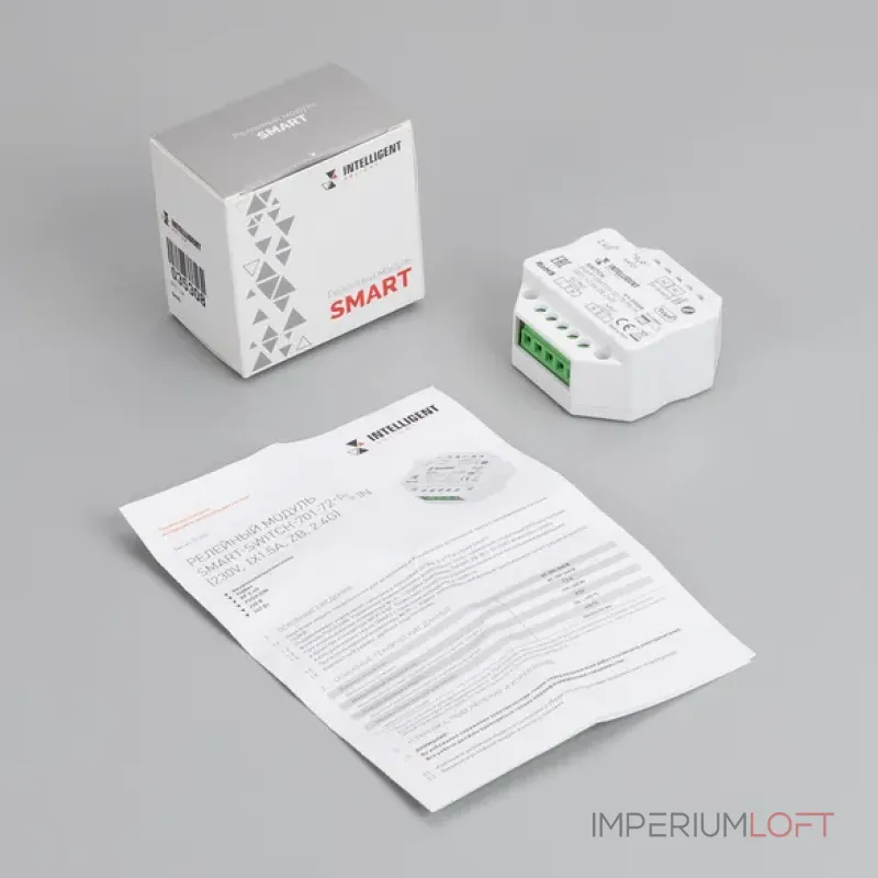 Релейный модуль SMART-SWITCH-701-72-PS-IN (230V, 1x1.5A, ZB, 2.4G, IARL) Arlight 035308