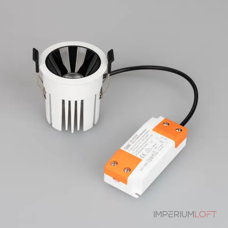 Arlight Светильник MS-ATLAS-BUILT-R66-15Вт Warm3000 WH-BK 35 deg 230В IP20 035455
