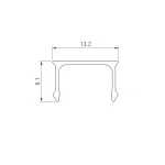 Рассеиватель ARH-CEIL-BEVEL-2000 OPAL Arlight 035642