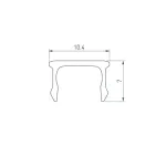 Рассеиватель ARH-PLINTUS-FANTOM-2000 Opal Arlight 035644