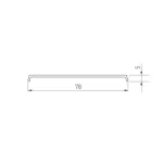 Рассеиватель прозрачный для ALU-POWER-W80N-2000 ANOD Arlight 035681