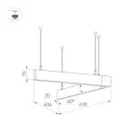 Подвесной светильник Arlight LINEAIR FLAT 35702