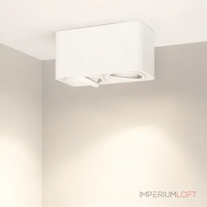 Arlight Светильник SP-CUBUS-S195x100-2x8Вт Warm3000 WH 45 deg 230В IP20 036058 Arlight Светильник SP-CUBUS-S195x100-2x8Вт Warm3000 WH 45 deg 230В IP20 036058