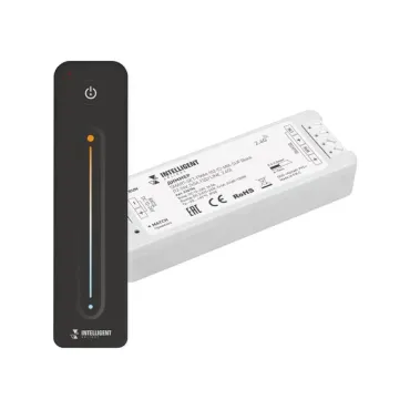 Arlight INTELLIGENT ARLIGHT Диммер SMART-SET-PWM-102-72-MIX-SUF Black 12-24В 2x5A ПДУ LINE 2.4G IARL IP20 036186