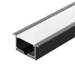 Arlight Профиль с экраном SL-LINIA62-F-2500 BLACK+OPAL Алюминий 036307