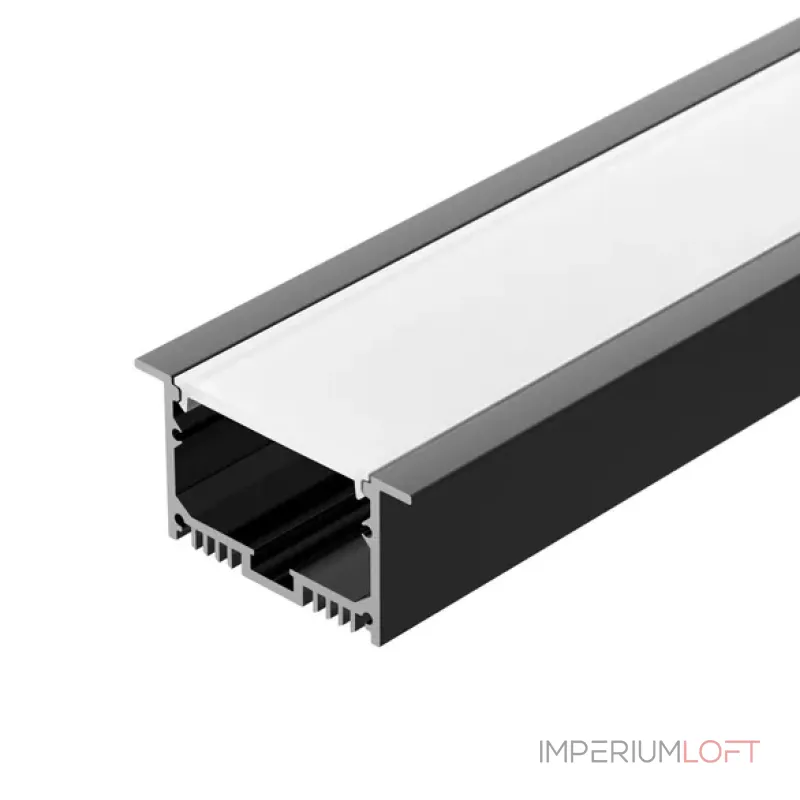 Arlight Профиль с экраном SL-LINIA62-F-2500 BLACK+OPAL Алюминий 036307 Arlight Профиль с экраном SL-LINIA62-F-2500 BLACK+OPAL Алюминий 036307